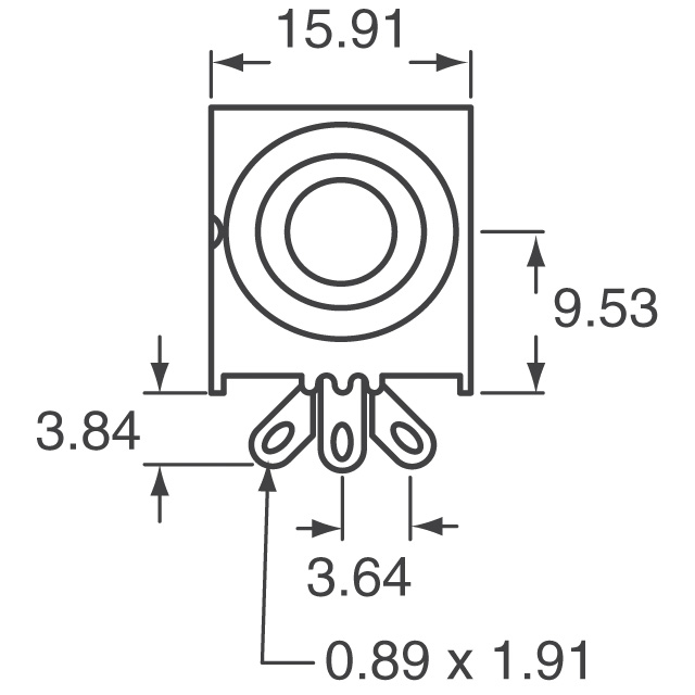657BR0503 Vishay Spectrol  Rotary Potentiometers Rheostats
